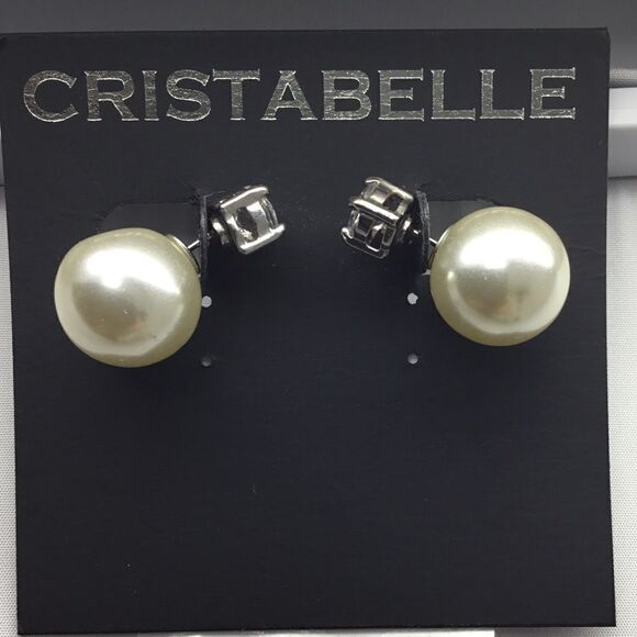 Cristabelle Cubic Zirconia Reversible Earring (G1) - Picture 2 of 8